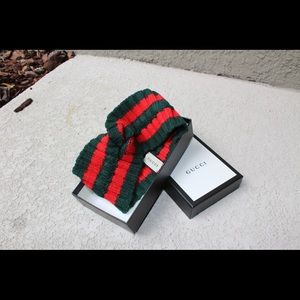 AUTHENTIC Gucci Wool Web Headband